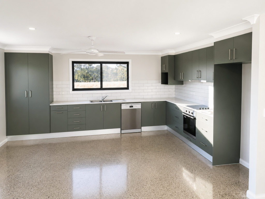 green kitchen