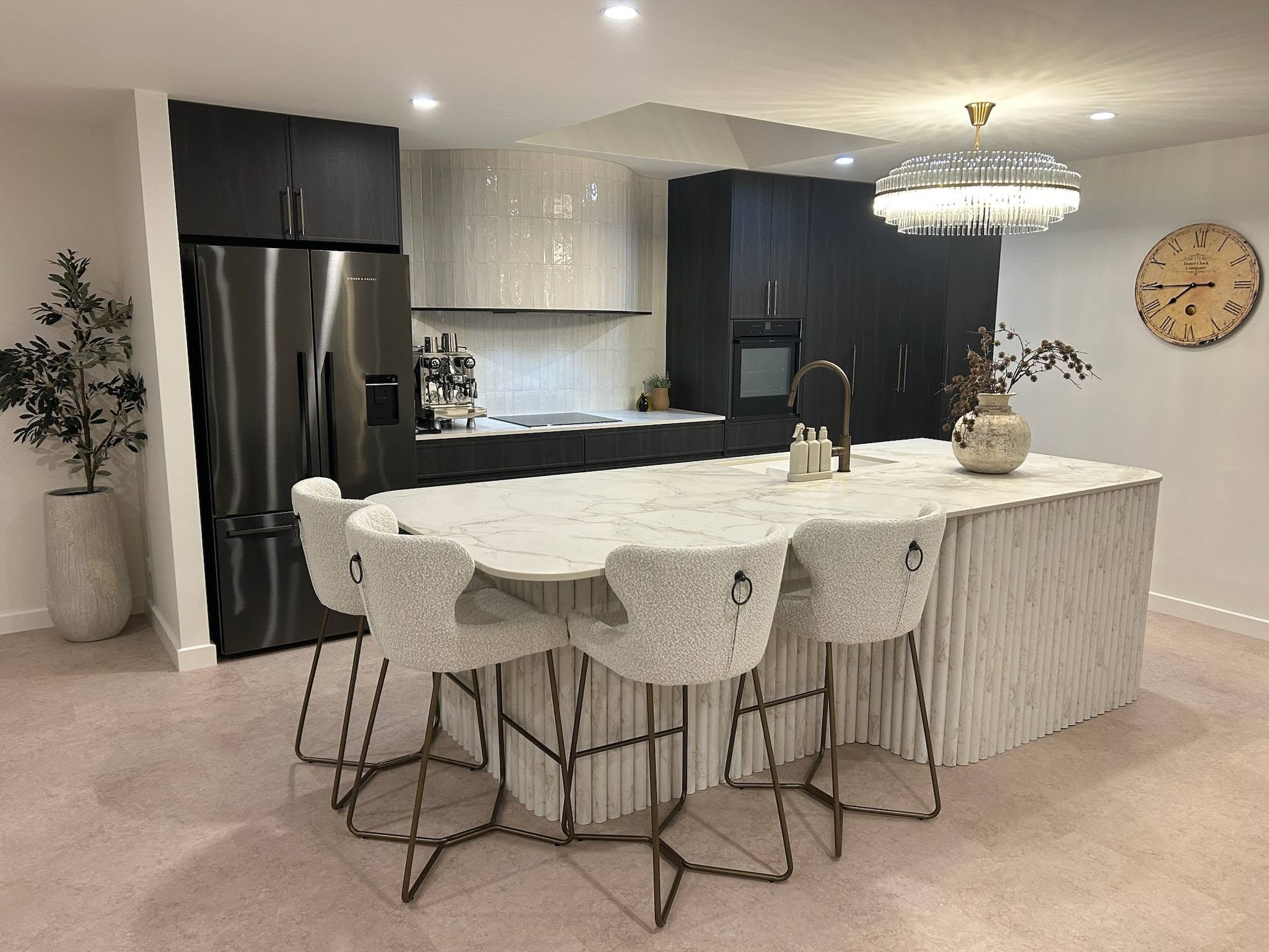 kitchen and island bench