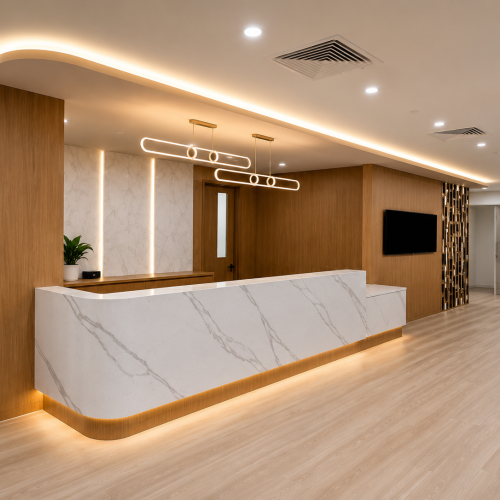My GP Tamworth front reception from different view