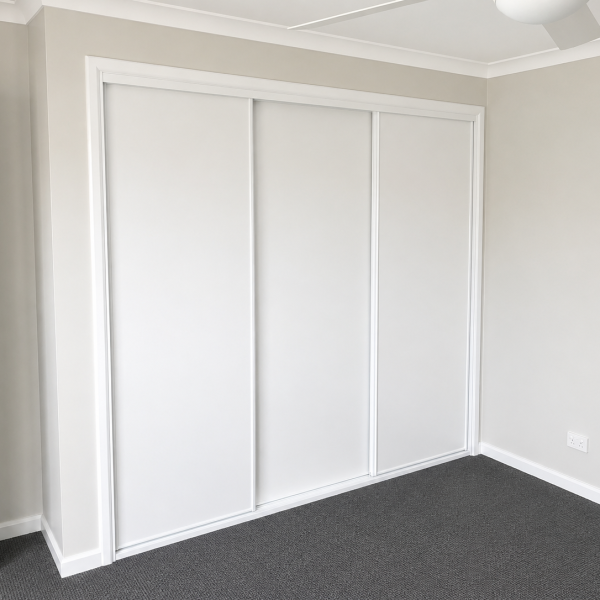 minimalist modern bedroom corner
