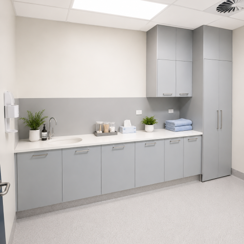 Gunnedah Hospital modern medical room with minimalist design
