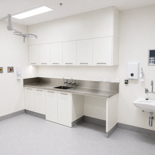 Gunnedah Hospital modern sterile medical workspace interior