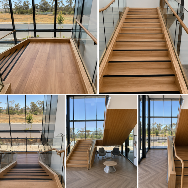 Anderson St Kitchens staircase with natural light
